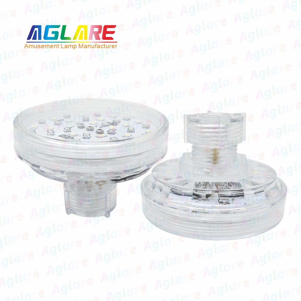 80mm D125+D129预编程RGB+W LED灯胆用于娱乐照明